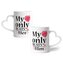 Hrnky My heart only beats: 2ks 330ml