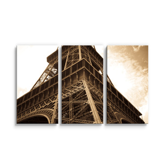 Obraz - 3-dílný Eiffelova věž 6: 120x80 cm