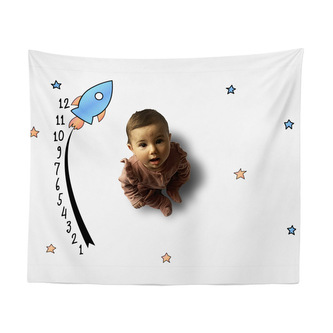 Milníková deka Raketa: 100x100 cm Milníková deka Raketa: 100x100 cm