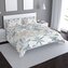 Povlečení Šedé květiny: 140x220 / 90x70