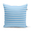 Polštář Modrobílé pruhy: 60x60 cm