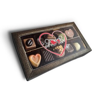 Pralinky Puzzle love: 10 ks pralinek