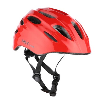 MTW01 ČERVENÁ VEL.S (44-50 CM) HELMA S BLIKAČKOU NILS EXTREME