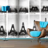 Tapeta Eiffelova věž stavba: 208x125 cm