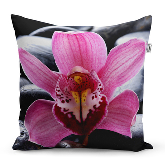 Polštář Růžová orchidea: 50x50 cm