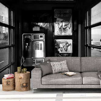 Tapeta Telefonní budka: 336x220 cm