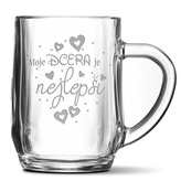 Půllitr Moje dcera je nejlepší: 0,5