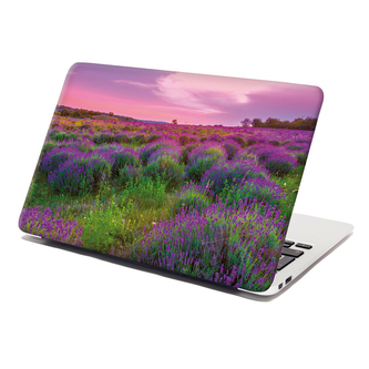 Samolepka na notebook Levandulové pole 2: 38x26 cm