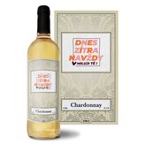 Bílé víno Dnes, zítra, navždy: 0,75 l 