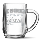 Půllitr Šéfová: 0,5