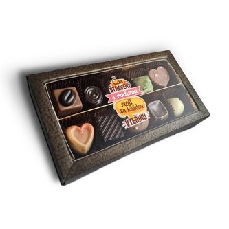 Pralinky Čas strávený s rodinou: 10 ks pralinek Pralinky Čas strávený s rodinou: 10 ks pralinek