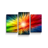 Obraz - 3-dílný Barevná exploze: 75x50 cm
