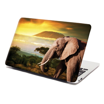 Samolepka na notebook Slon z profilu: 38x26 cm