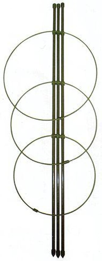 podpěra rostlin prstencová 120cm/4 prsteny TYRP120