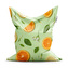 Sedací vak Citrus a květ: 150x100 cm