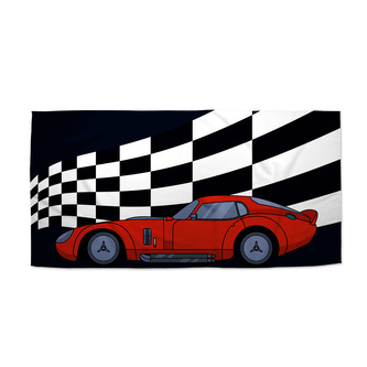 Ručník Závodní auto: 50x100 cm