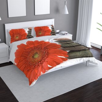 Povlečení Gerbera s kameny: 140x200 / 90x70