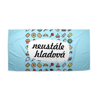 Ručník Neustále hladová: 70x140 cm