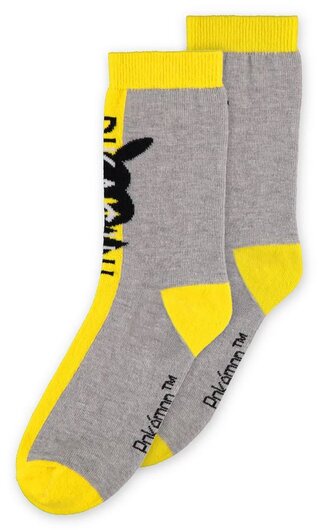 Pánské ponožky Pokémon: Silueta Pikachu (EU 39-42)