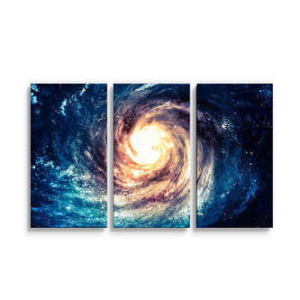 Obraz - 3-dílný Světelný vír: 120x80 cm