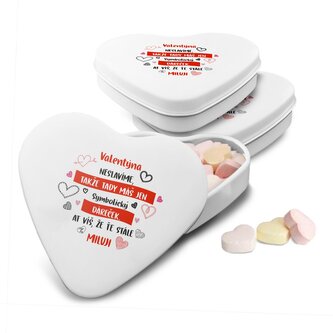 Bonbónky Valentýna neslavíme ... - 3 ks Bonbónky Valentýna neslavíme ... - 3 ks