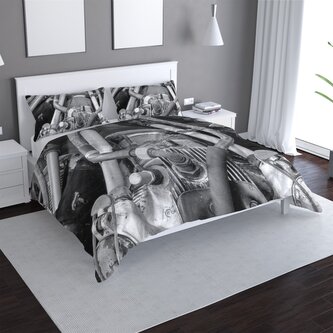 Povlečení Motor: 140x200 / 90x70
