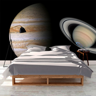 Tapeta Planety a slunce: 208x125 cm