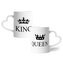 Hrnky King a Queen: 2ks 330ml
