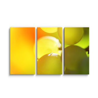 Obraz - 3-dílný Hroznové víno: 120x80 cm