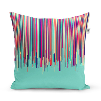 Polštář Stékající barva: 60x60 cm