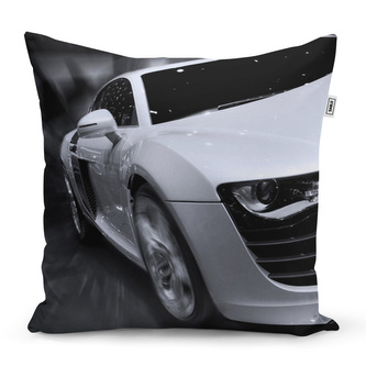 Polštář Bílý sporťák: 40x40 cm Polštář Bílý sporťák: 40x40 cm