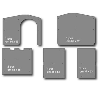 BAMA Sada izolační pro psí boudu M