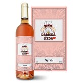 Růžové víno Dámská jízda: 0,75 l