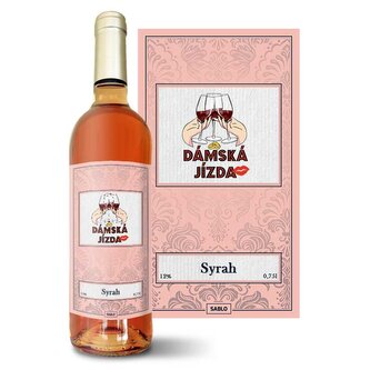 Růžové víno Dámská jízda: 0,75 l