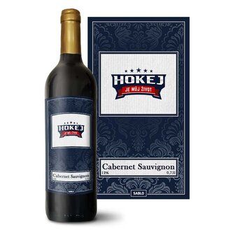 Červené víno Hokej je můj život: 0,75 l