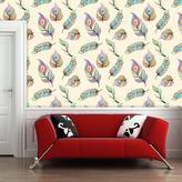 Tapeta Paví peříčka: 336x220 cm