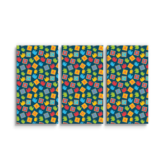 Obraz - 3-dílný ABC : 120x80 cm
