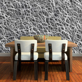 Tapeta Bílá vlákna: 125x75 cm