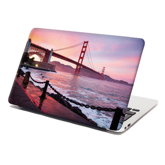 Samolepka na notebook Golden Gate: 29x20 cm