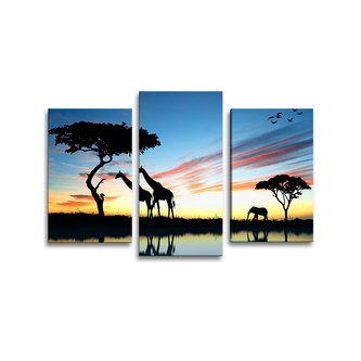 Obraz - 3-dílný Sahara: 75x50 cm