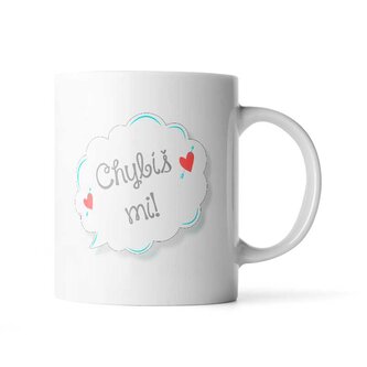 Hrnek Chybíš mi: 330 ml