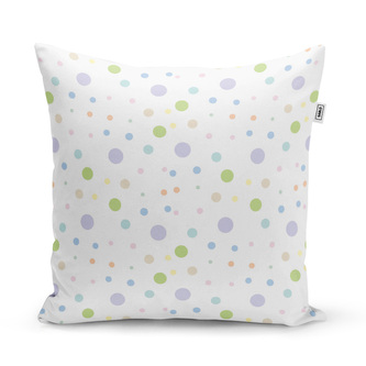 Polštář Barevné puntíky: 40x40 cm