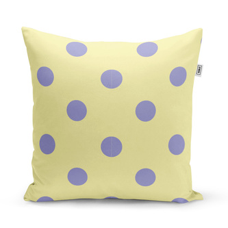 Polštář Fialové tečky : 60x60 cm