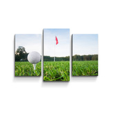 Obraz - 3-dílný Golf: 75x50 cm