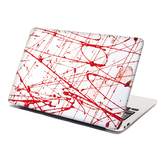 Samolepka na notebook Krvavé cákance: 38x26 cm