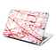 Samolepka na notebook Krvavé cákance: 38x26 cm