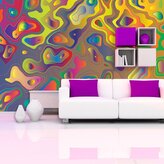 Tapeta Barevné skvrny: 125x75 cm