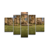 Obraz - 5-dílný Stonehenge: 125x90 cm