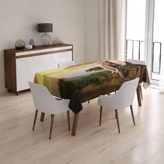 Ubrus Slon z profilu: 90x90 cm