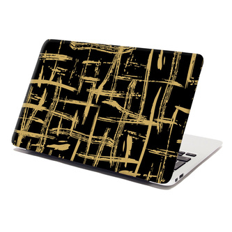 Samolepka na notebook Zlaté malování: 38x26 cm